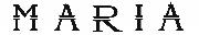 MARIA  Font sample uploaded by  to identify the typeface on WhatFontIs