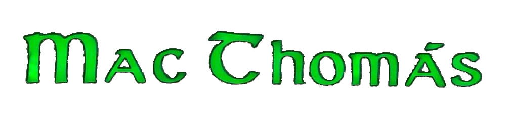 Mac Thomas Font sample to identify the typeface on WhatFontIs