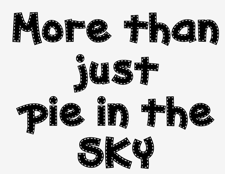 More than just pie in the SKY Font sample to identify the typeface on WhatFontIs