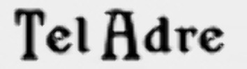 TelAdre--What font is this?