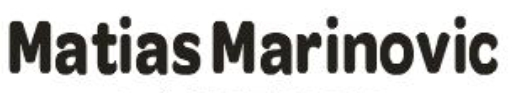 Matias Marinovic Font sample to identify the typeface on WhatFontIs