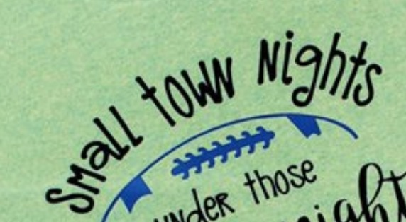 Small Town Nights Font sample to identify the typeface on WhatFontIs