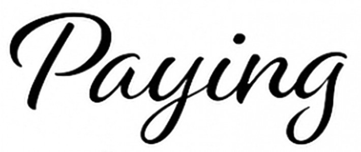 Paying