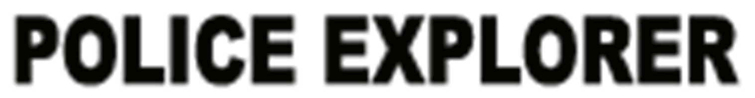 Police Explorer Font sample to identify the typeface on WhatFontIs