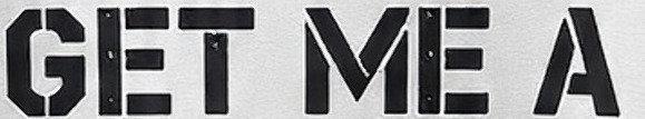 Get Me A Font sample to identify the typeface on WhatFontIs