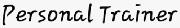 Personal Trainer Font sample uploaded by MultiprintUK to identify the typeface on WhatFontIs