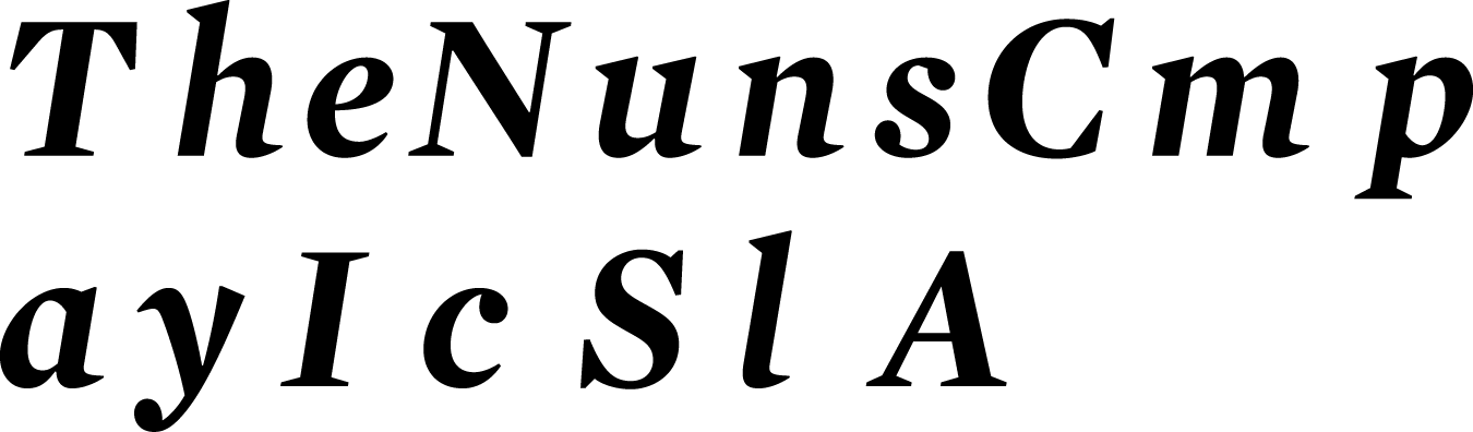 The Nuns Font sample to identify the typeface on WhatFontIs