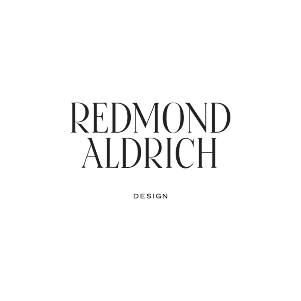 REDMOND ALDRICH LOGO FONT Font sample to identify the typeface on WhatFontIs