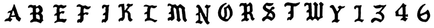 Gothic/Medieval/Pirate Font