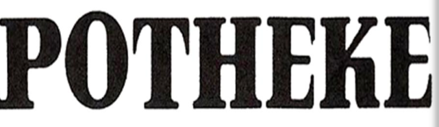 POTHEKE Font sample to identify the typeface on WhatFontIs