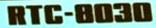 RTC-8030 font Font sample to identify the typeface on WhatFontIs