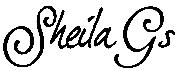 Sheila's font