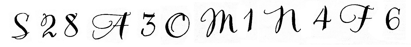 days of the year in a calendar Font sample to identify the typeface on WhatFontIs