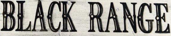 Vintage western font