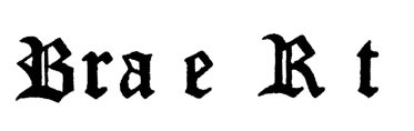 Brae Font sample to identify the typeface on WhatFontIs