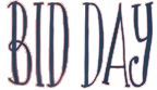 Bid Day Font! Font sample to identify the typeface on WhatFontIs
