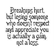 Breakups hurt