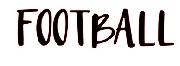 FOOTBALL  Font sample uploaded by CPERRYRN to identify the typeface on WhatFontIs