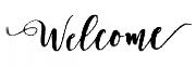 Welcome - any one know the font name? thank you in advance.