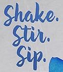 Shake. Stir. Sip. Font sample uploaded by Sabi138 to identify the typeface on WhatFontIs